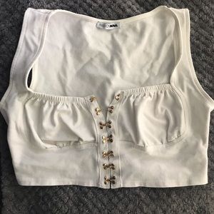 Fashion nova corset crop top
